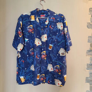 Dem Crazy men's shirt sz.XL print  card player